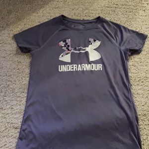 Purple under armpit t shirt